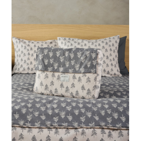 Σετ Παπλωματοθήκη Μονή 2 Τεμαχίων Kentia Abete 15 160x240