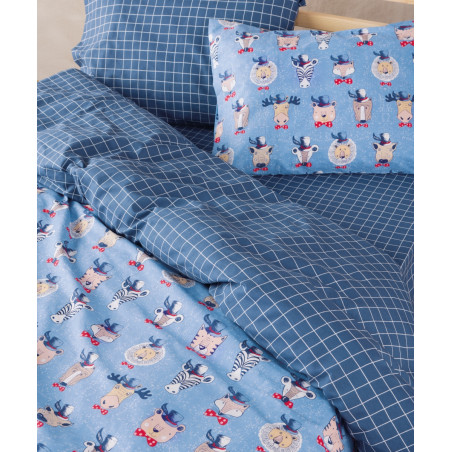 Σετ Παιδικά Σεντόνια Μονά 3 Τεμαχίων Kentia Cabaleros 160x270