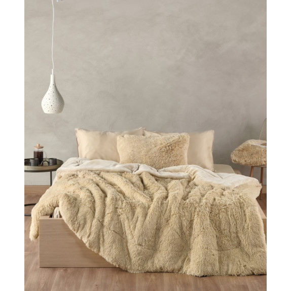 Κουβερτοπάπλωμα με Γούνα Ημίδιπλο Kentia Calore 12 180x240