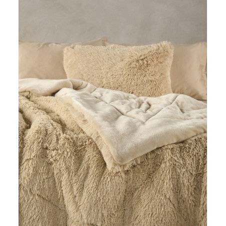 Κουβερτοπάπλωμα με Γούνα Ημίδιπλο Kentia Calore 12 180x240