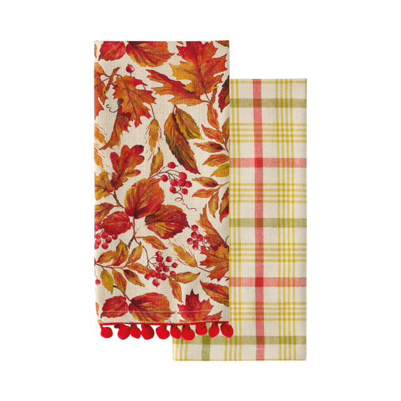 Σετ Πετσέτες Κουζίνας 2 Τεμαχίων Kentia Fazzy 2418 40x60