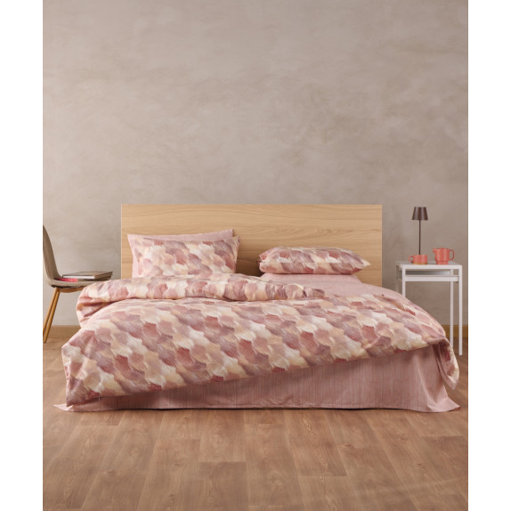 Σετ Παπλωματοθήκη Μονή 2 Τεμαχίων Kentia Henna 18 165x245