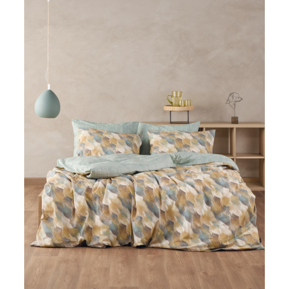 Σετ Σεντόνια Ημίδιπλα 3 Τεμαχίων Kentia Henna 36 190x270