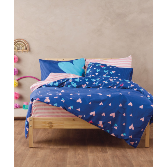 Σετ Παιδικά Σεντόνια Μονά 3 Τεμαχίων Kentia Libi 160x270