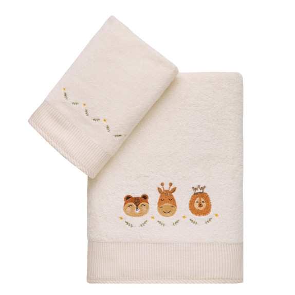 Σετ Βρεφικές Πετσέτες 2 Τεμαχίων Kentia Lorelai 70x125