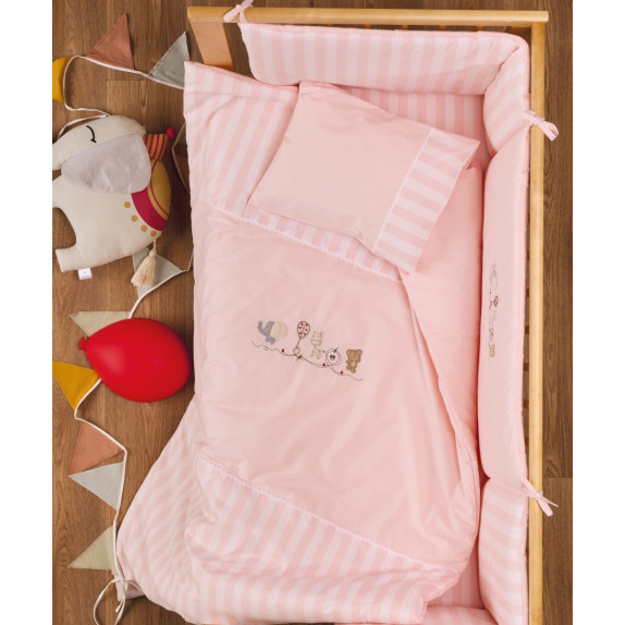 Σετ Παπλωματοθήκη Κούνιας 2 Τεμαχίων Kentia Marenia 100x140