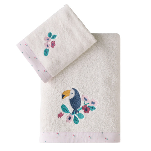 Σετ Βρεφικές Πετσέτες 2 Τεμαχίων Kentia Taiko 70x125