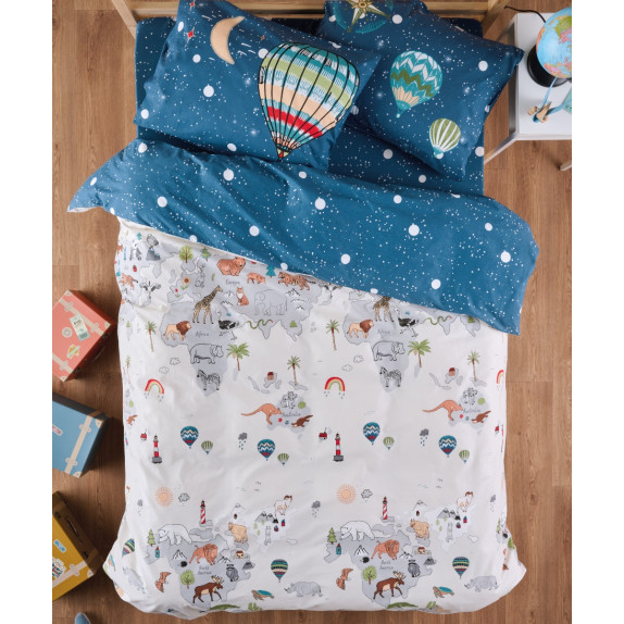 Σετ Παιδικά Σεντόνια Ημίδιπλα 3 Τεμαχίων Kentia Titus...