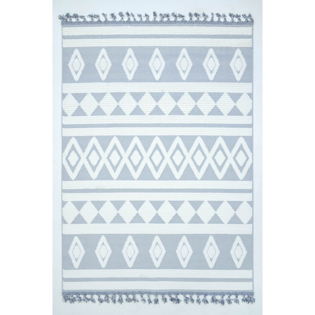 Σέτ Χαλιά Ezzo Perla D051A1A Light Grey...