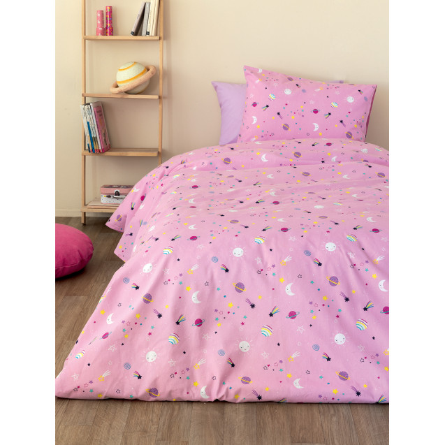 Σετ Σεντόνια Φανελένια Κούνιας Με Λάστιχο 3...