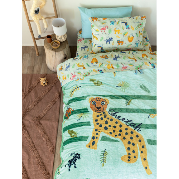 Κουβέρτα Fleece Μονή με Γούνα Sherpa Palamaiki 160x220 SW100