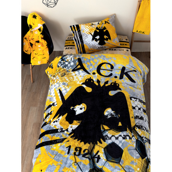 Κουβέρτα Fleece Μονή Palamaiki DG 160x220 AEK
