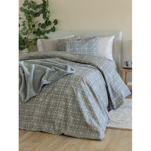 Σετ Σεντόνια Φανελένια Υπέρδιπλα 4 Τεμαχίων Palamaiki...