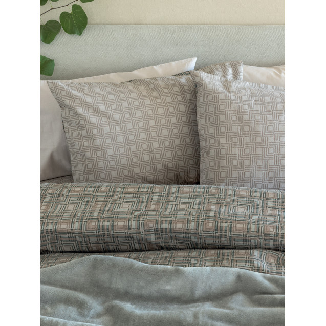 Σετ Σεντόνια Φανελένια Υπέρδιπλα 4 Τεμαχίων...