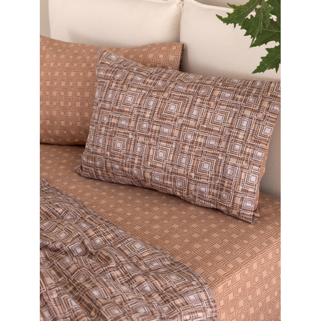 Σετ Σεντόνια Φανελένια Υπέρδιπλα Με Λάστιχο 4...