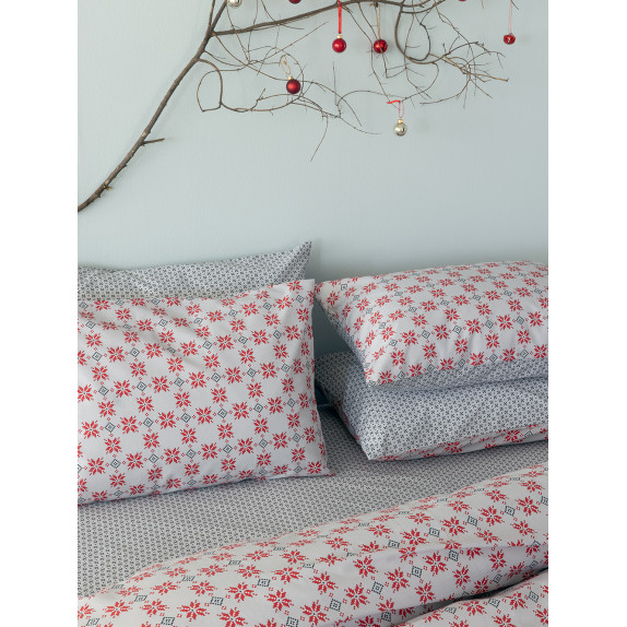 Σετ Σεντόνια Υπέρδιπλα με Λάστιχο 4 Τεμαχίων Palamaiki...