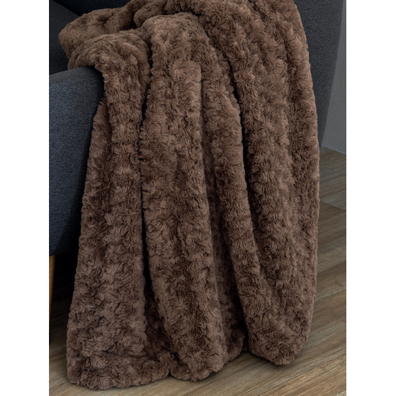 Κουβέρτα Μονή με Γούνα Sherpa Palamaiki 130x180 ALERIA BEIGE