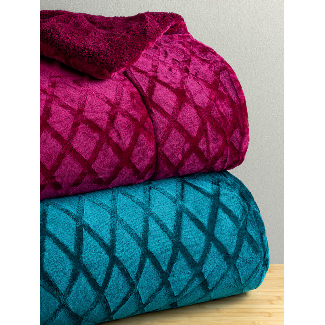 Κουβερτοπάπλωμα Μονό με Γούνα Sherpa Palamaiki...