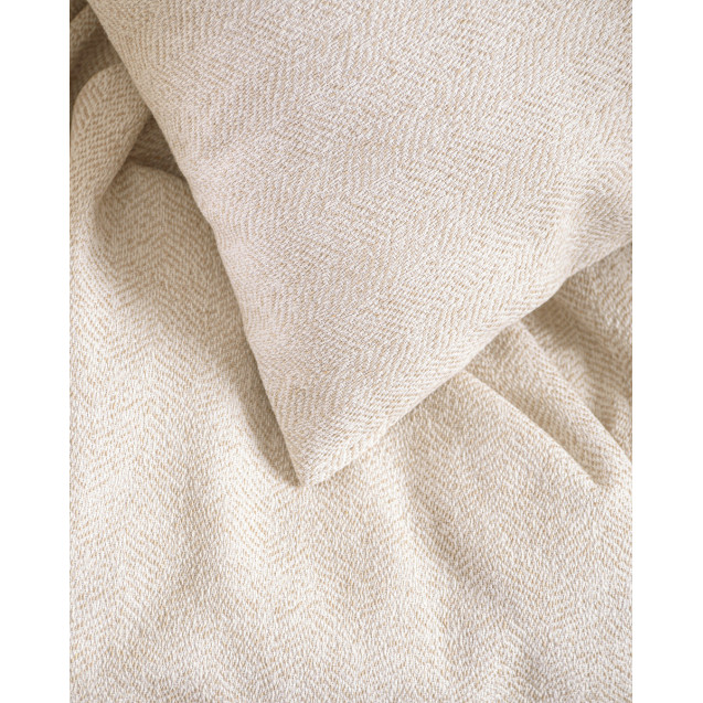 Μαξιλαροθήκη Διακόσμησης Rythmos Only Εκρου 40x40