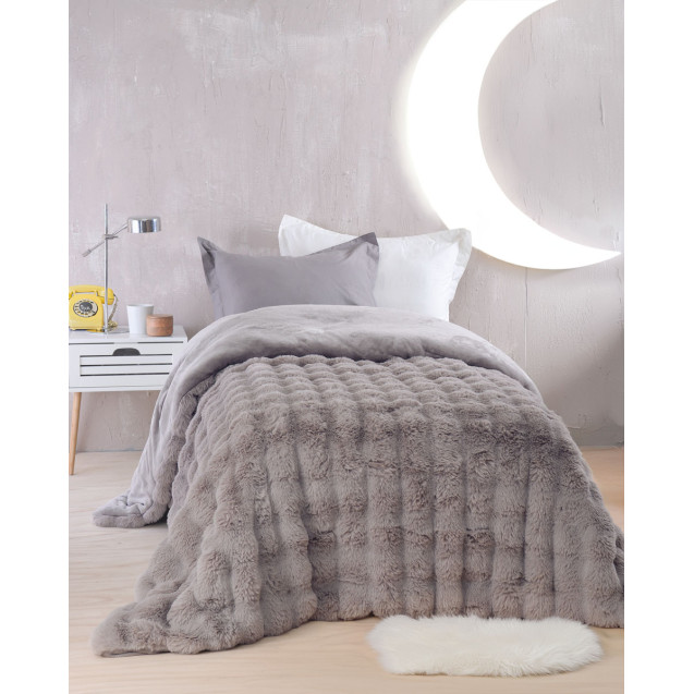 Κουβερτοπάπλωμα Υπέρδιπλο Rythmos Luxe Γκρι...