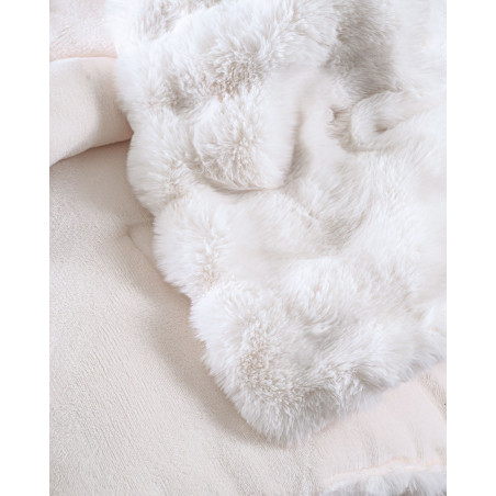 Κουβερτοπάπλωμα Υπέρδιπλο Rythmos Luxe Εκρου 220x240