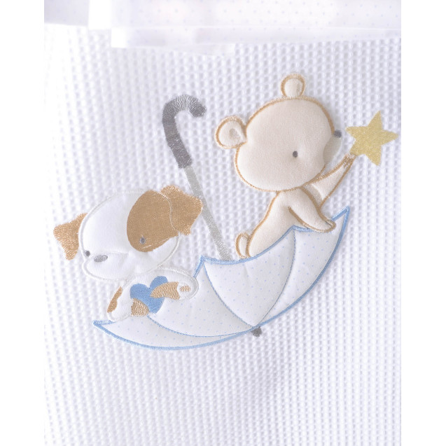 Σετ Σεντόνια Φανελένια Κούνιας 3 Τεμαχίων...