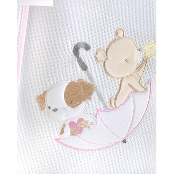 Κουβέρτα Πικέ Κούνιας Rythmos Umbrella Fight Poz 120x150