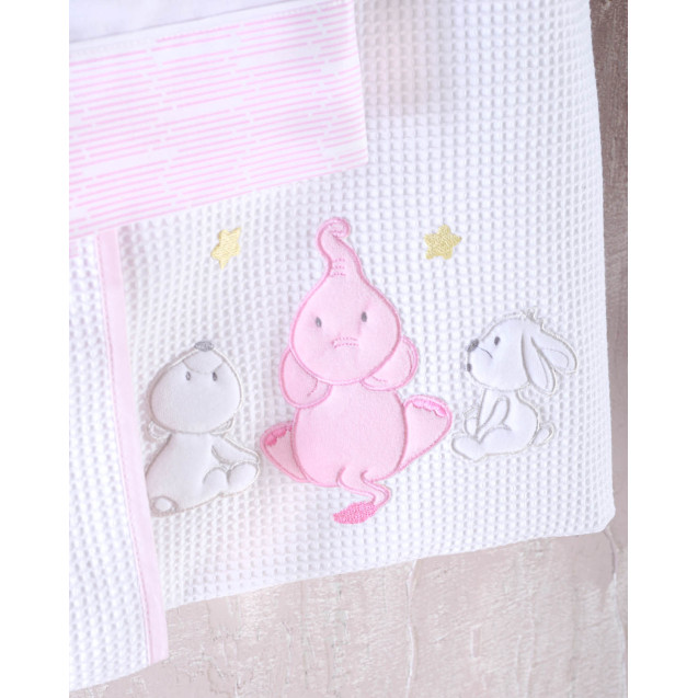 Σετ Σεντόνια Φανελένια Κούνιας 3 Τεμαχίων...