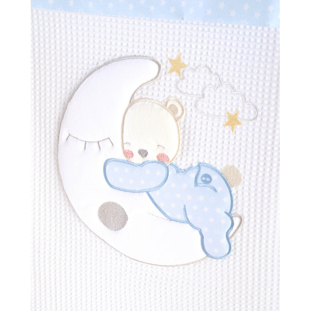 Σετ Σεντόνια Κούνιας 3 Τεμαχίων Rythmos Moon...