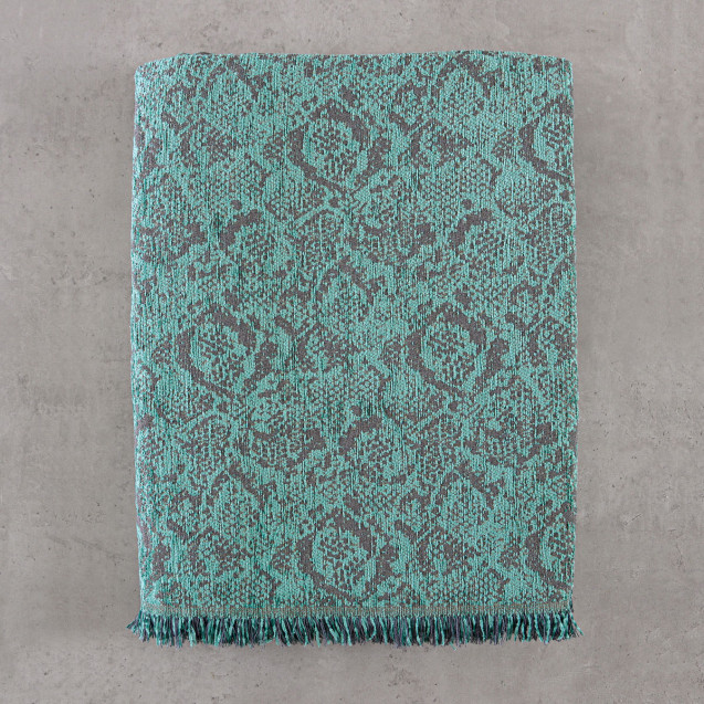 Μαξιλαροθήκη Διακόσμησης Rythmos Snake Πετρολ...