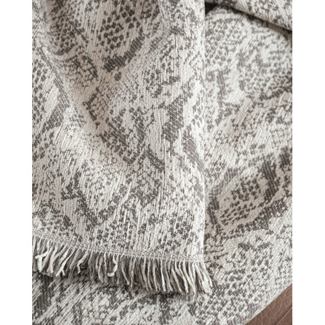 Ριχτάρι Τριθέσιου Rythmos Snake Μπεζ 180x280