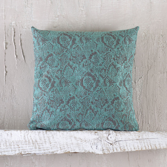 Μαξιλαροθήκη Διακόσμησης Rythmos Snake Πετρολ...