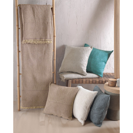 Μαξιλαροθήκη Διακόσμησης Rythmos Simplin Μπεζ 40x40