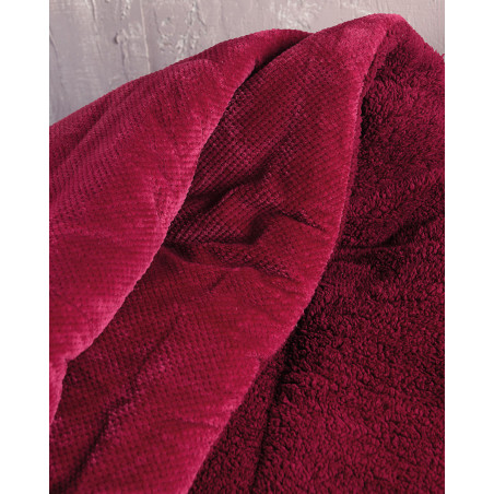 Κουβερτοπάπλωμα Υπέρδιπλο Rythmos Tilty Μπορντο Burgundy 220x240