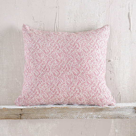 Μαξιλαροθήκη Διακόσμησης Rythmos Fabio Ροζ Ροζ 40x40