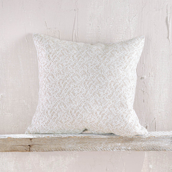 Μαξιλαροθήκη Διακόσμησης Rythmos Fabio Εκρου 40x40