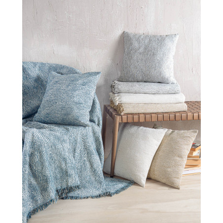 Μαξιλαροθήκη Διακόσμησης Rythmos Fidel Μπλε 40x40