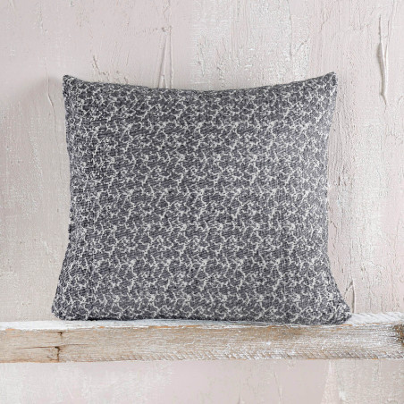 Μαξιλαροθήκη Διακόσμησης Rythmos Stefan Ανθρακι 40x40
