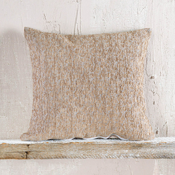 Μαξιλαροθήκη Διακόσμησης Rythmos Stefan Καφε 40x40