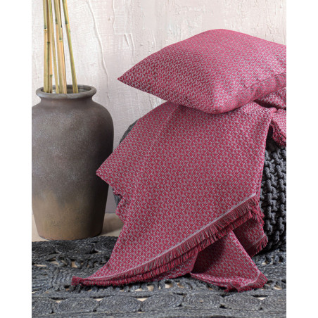 Μαξιλαροθήκη Διακόσμησης Rythmos Reeves Μπορντο 40x40