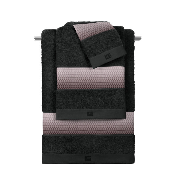 Σετ Πετσέτες 3 Τεμαχίων Guy Laroche Christy Melange Black