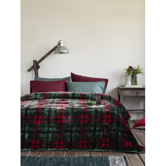 Κουβέρτα Βελουτέ Μονή Nima Oliver 160x220