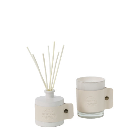 Σετ Αρωματικό Χώρου Nima με Στικ 70ml & Αρωματικό Κερί 130gr Cotton Blossom