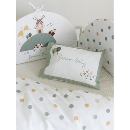 Σετ Σεντόνια Κούνιας 3 Τεμαχίων Nima Farm Baby 120x170