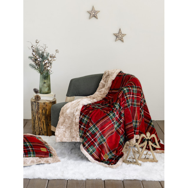 Κουβέρτα καναπέ Nima Carol 130x170