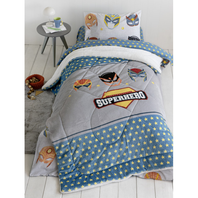 Κουβερτοπάπλωμα Μονό 160x220 Nima Superheroes...