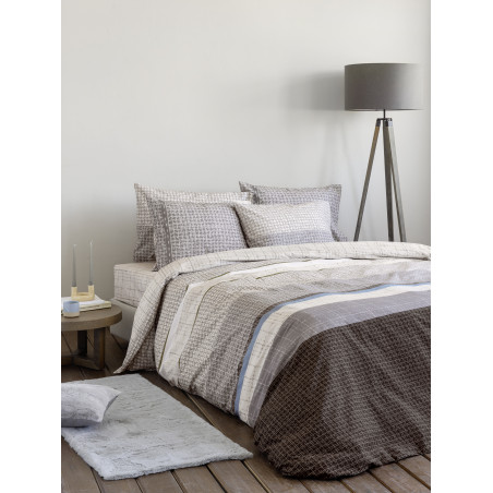 Σετ Παπλωματοθήκη Υπέρδιπλη 3 Τεμαχίων Nima Sharp 220x240