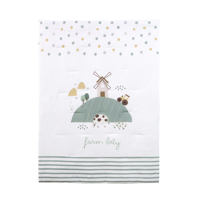 Κουβερλί Κούνιας Nima Farm Baby 100x140