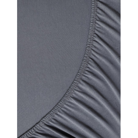 Σεντόνι King Size Jersey με Λάστιχο Nima Tender Dark Gray 180x200+40