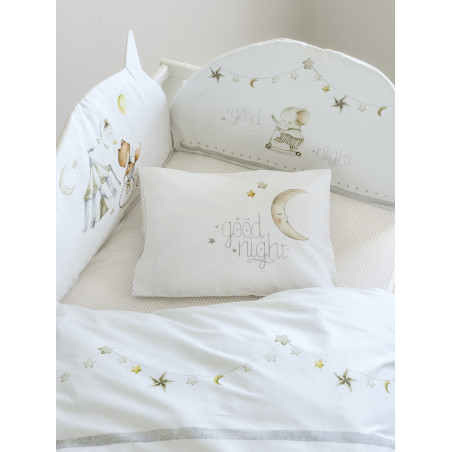 Σετ Σεντόνια Κούνιας 3 Τεμαχίων Nima Baby Circus 120x170